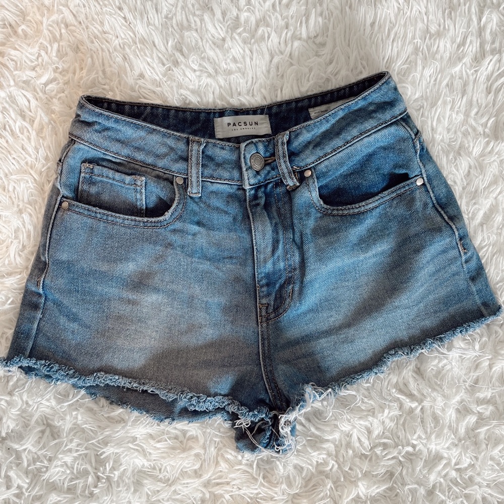 High-Waisted Jean Shorts